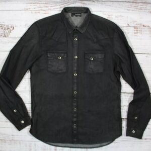 The Kooples - Fitted Coated Western Shirt